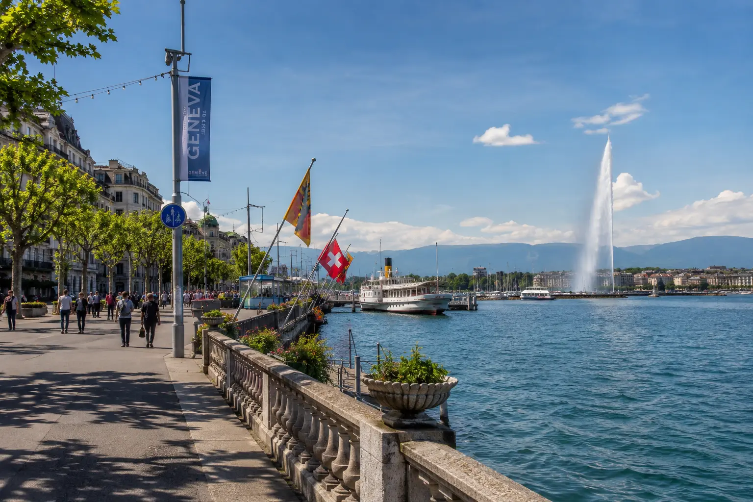 Professional chauffeur assisting Geneva Watch Days visitors with an airport or hotel transfer